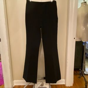 Zara fitted black zip pant